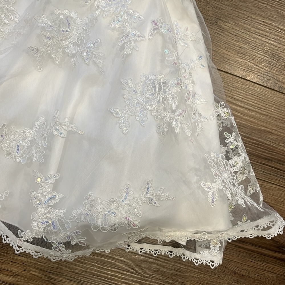Windsor White Lace Mini Dress - Picture 3 of 6